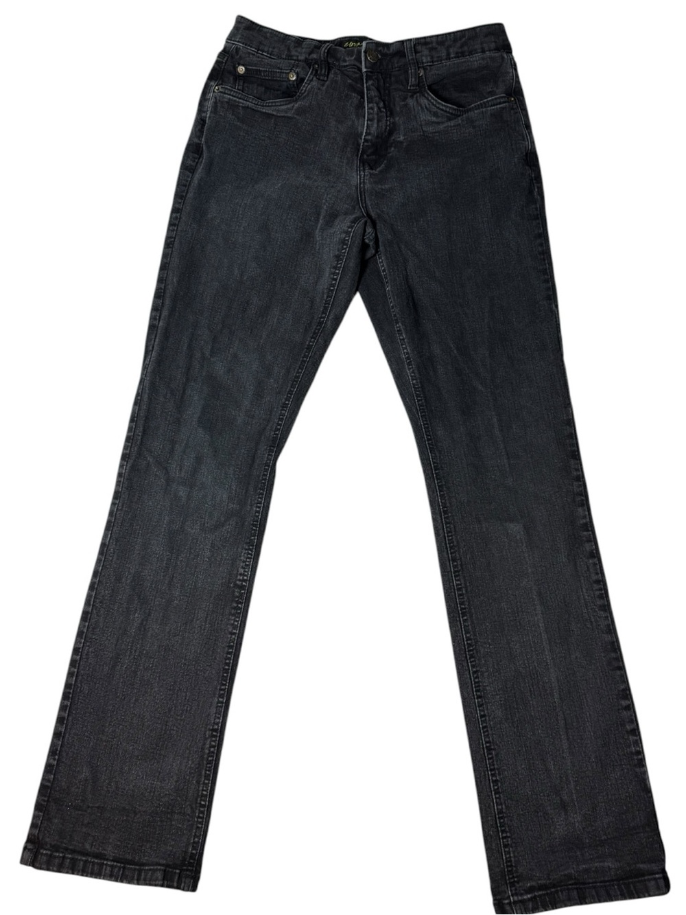 Urban Star Black Straight Leg Stretch Jeans 32x34